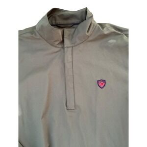VTG RALPH LAUREN POLO GOLF MENS 1/4‎ ZIP WINDBREAKER JACKET GREEN, MEDIUM